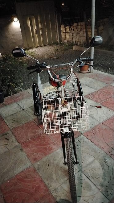 22 lik velosiped: 3 tekerli 26 liq skorasnoy velo cox rahat di uwaq ve ya ayle ucun yuk — 1