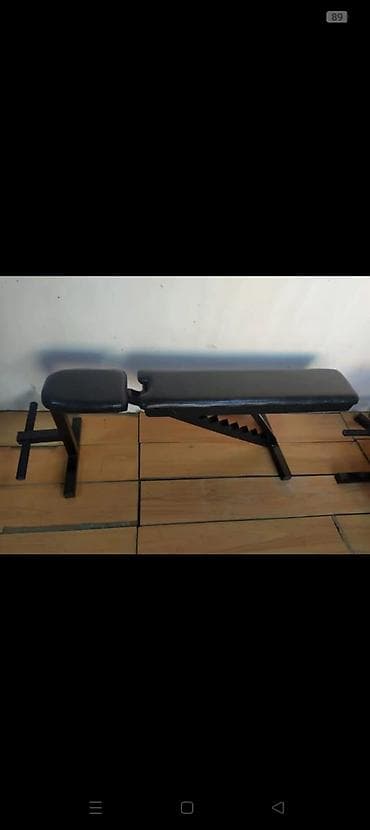 Tənzimlənən idman skamyası - Çoxfunksiyalı dizayn: arxa hissə