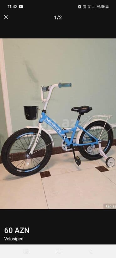 kokelmek üçün protein: İki təkərli Uşaq velosipedi Moser, 18" — 1