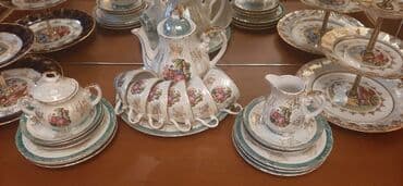 servis qab: Madonna servis 6 cay serviz çaşka ve nelbekisi — 1
