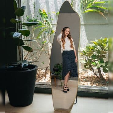 ayı dərisi: Güzgü Divar üçün, Dekorativ, Çərçivə ilə — 2