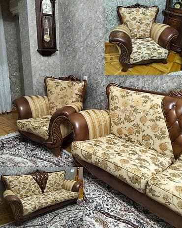 İşlənmiş, Divan, 2 kreslo