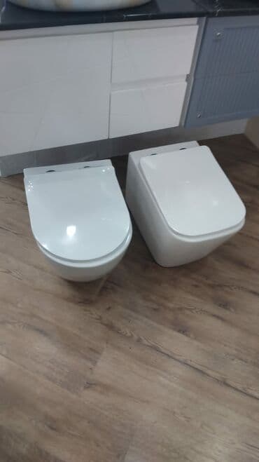 ikinci əl unitazlar: Məhsul: Asma və yerüstü unitazlar (2 model) Təsvir: - Müasir — 1