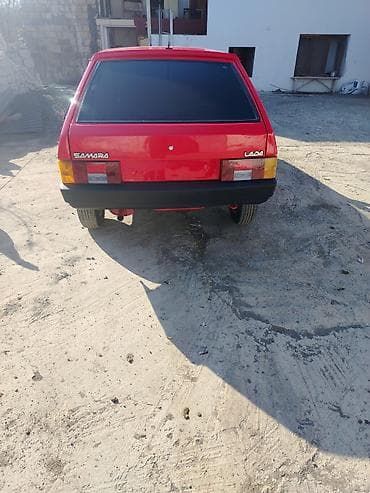 disk ve tekerler: VAZ 2108 (Samara) hetçbek - Kuzov: 3 qapılı hetçbek, parlaq qırmızı — 8