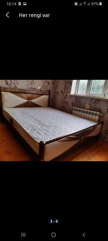 Çarpayılar: Yeni, İkinəfərlik çarpayı, Bazasız, Matras ilə, Siyirməsiz, Azərbaycan — 11