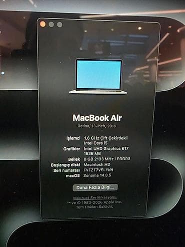 pc 1 tb: MacBook Air 13" Retina (2019) A1932 EKRAN LENTASI DƏYİŞMƏLİDİR CİDDİ — 2