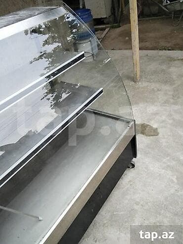 https:promo.bizon.az: Vitrin soyuducusu – 2 metr - Ölçü: 2 m uzunluq - Şüşə ön panel, qövs — 5