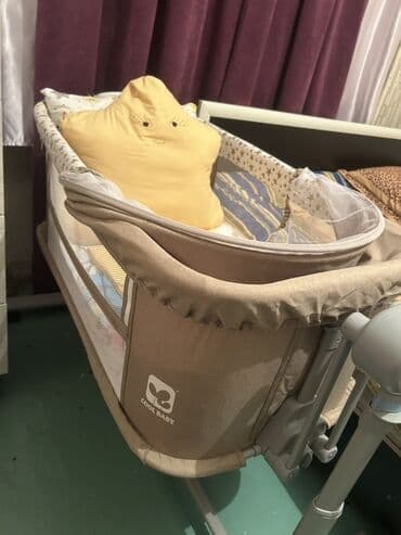 детские кроватки со шкафом: Oğlan və qız üçün, Yeni, Dördbucaq, Beşik, Dəst ilə, Matrassız, Yellənmə mexanizm ilə — 1