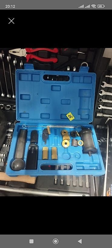 alet desti: Universal yanacaq enjektoru çıxarma və təmizləmə alət dəsti - Mavi — 1