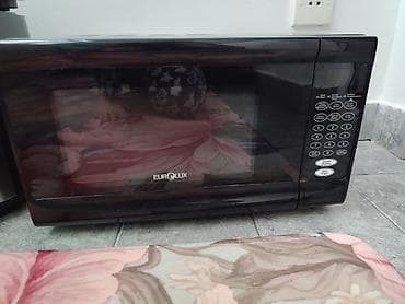 Mikrodalğalı soba Eurolux, Ayrıca dayanan, Mikrodalğalar ilə, rəng - Qara, İşlənmiş