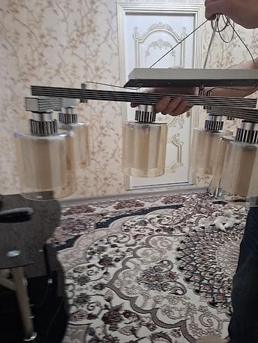 lyustralar 2022: Çılçıraq, 5 lampa, Metal — 5