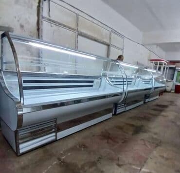 Soyuduculu vitr/mağaza vitrin dəsti - Uzun xəttli, modullu vitr