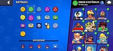 satış təmsilcisi: Brawl Stars oyunu üçün yüksək səviyyəli hesab Xüsusiyyətlər: - — 2