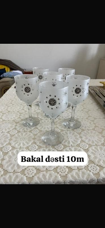 Stəkanlar, rəng - Ağ, Şüşə, 6 ədədli dəst lalafo.az -da Stəkanlar, rəng - Ağ, Şüşə, 6 ədədli dəst