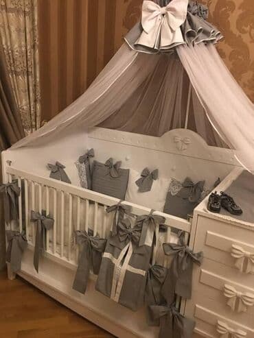 vaza qab: Oğlan və qız üçün, Dördbucaq, Beşik, Dəst ilə, Matras ilə, Yellənmə mexanizm ilə — 2