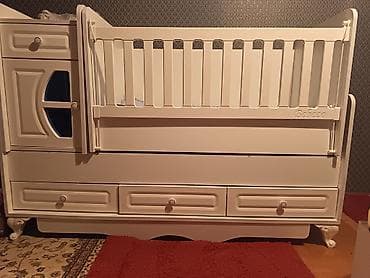 ortopedik doşek: Oğlan və qız üçün, Dördbucaq, Beşik, Dəstsiz, Matrassız, Yellənmə mexanizmsiz — 1