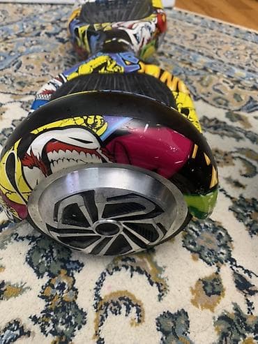 electro gitara: Qraffiti dizaynlı hoverboard (özünü balanslayan skuter) - Ölçü: 6.5 — 3