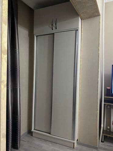 горка для посуды: Б/у, Купе, 2 двери Прямой шкаф, Гардеробный шкаф — 3