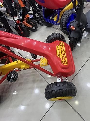 elektrikli masin: Uşaq pedaallı qokart – GTOYS Speedcar - Mexaniki pedaallı sürüş — 4