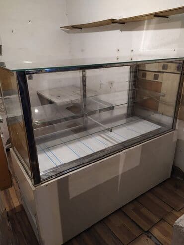 tort soyuducusu: Şüşə vitrin soyuducu - Ön, yan və üst hissəsi şüşəli vitrin – — 2