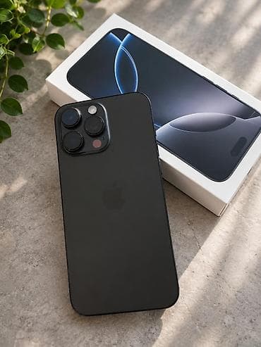 IPhone 16 Pro Max, 512 GB, Qara, Simsiz şarj