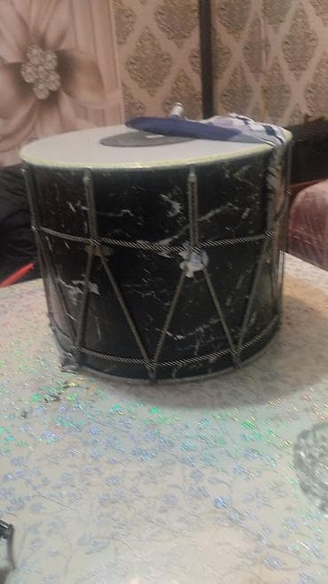 nağar: Zurna-davul üçün böyük davul (nağara) dəsti - Korpus: qara mərmər — 4