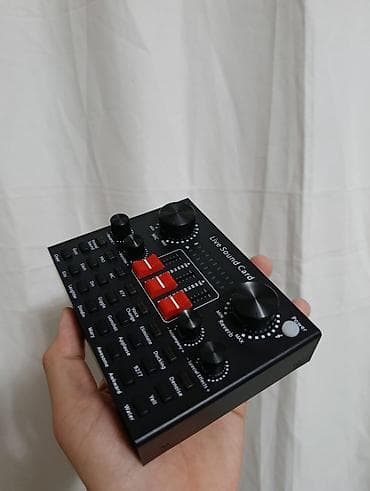 zoom h1n: V8K Live Sound Card / Səs kartı (Yeni kimidir) Təcili satılır! V8K — 4