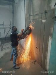 Sifarişlə əl işləri: #Betonkesme #betondeşmə Beton kubik kərpic - dən kəsim deşim — 20