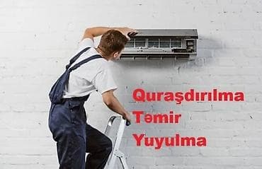 seyf qapi bərpası: Təmir, Split kondisionerlər, Təmizləmə — 5