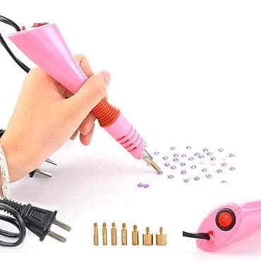 Muncuq yapişdiran aparat naxış aparati içərisində 6 ədəd başlıq var