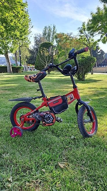 12 dyumlu velosiped: İşlənmiş İki təkərli Uşaq velosipedi Giant, 14", sürətlərin sayı: 1, Pulsuz çatdırılma — 10