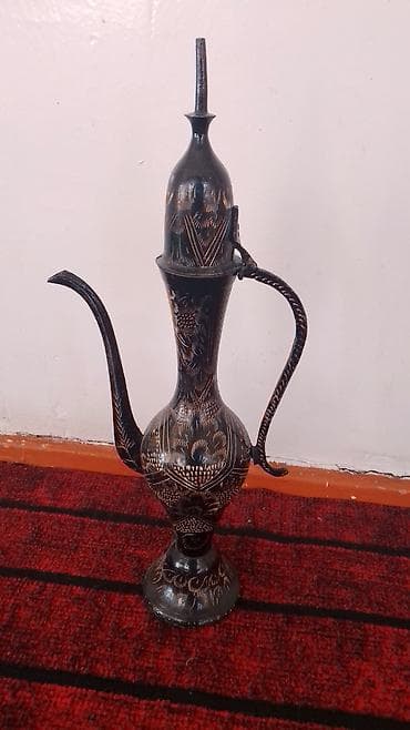 qab dəstləri: Rəng - Qara, Metal, 1,5 bucket volume l, SSRİ — 2