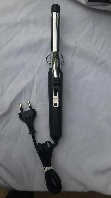 Elektrik saç burqası - Silindrik metal qızdırıcı boru və yaylı sıxac