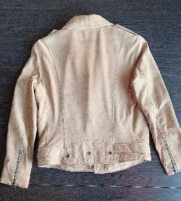 ekodəridən kişi gödəkçəsi: Натуральная набуковая кожа ( антилопа). Из США . Размер 38 . Мало — 5