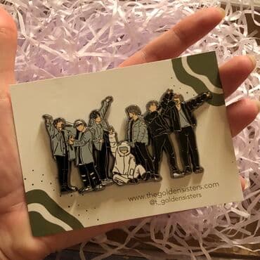 yuxuda yaxa sancağı görmək: Большие значки BTS — 2