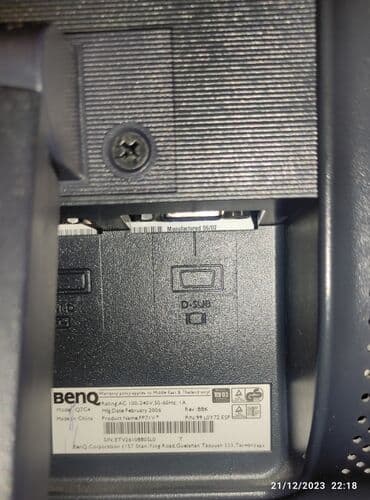 ses sitemi: Monitor Benq 17 inch işlək vəziyyətdə LCD Ekran Daxili ses sistemi — 3