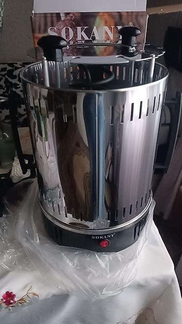 Sağlamlıq və gözəllik: SOKANY SK-6113 elektrik şaşlık aparatı - Güc: 1500W - Dəst: 8 ədəd — 4