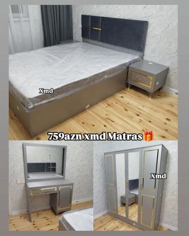 taxt sfaner: İkinəfərlik çarpayı, Dolab — 1