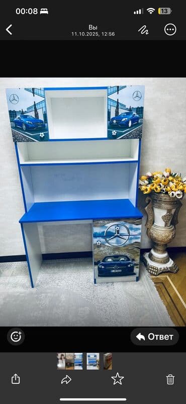 письменный стол: Б/у, Прямой шкаф, Книжный шкаф, Азербайджан — 1