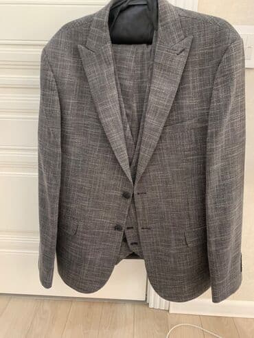 kişi ucun klassik qara kostyum: Satılır ölçüsü 52 .3 dəfə geyinilib — 1