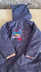 Cinslər və şalvarlar: Пальто- пуховик удлинённое, производство Канада на девочку 7-8 лет — 7