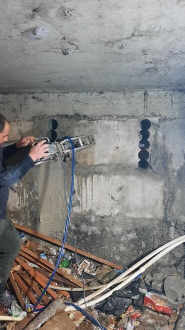 Santexnik işləri: Beton kesilmesi deşilmesi dsğdılması sökilmesi spkinti işleri kesinti — 1