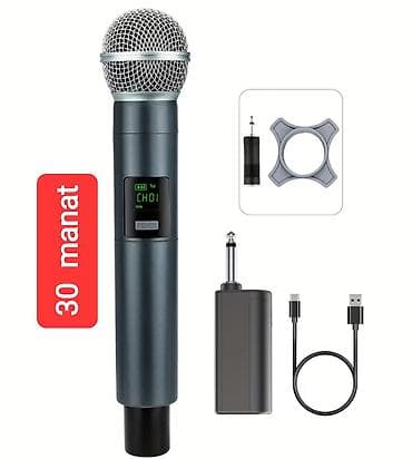 usb mikrofonlar: Yeni Simsiz (Bluetooth), Radio Mikrofon Ünvandan götürmə — 5