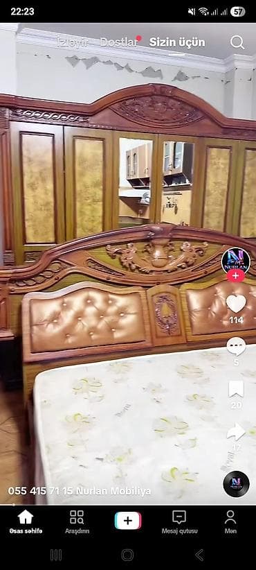 royal matras: İkinəfərlik çarpayı, Dolab, Malayziya, İşlənmiş — 2
