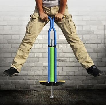 rezin çəkmə: Uşaq üçün Pogo Stick – rənglər: mavi, yaşıl, qırmızı - Uyğun çəki — 2