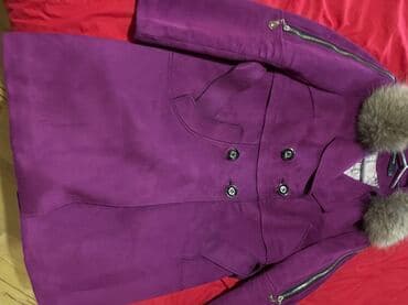 palto qadın üçün: Palto, L, rəng - Bənövşəyi — 2