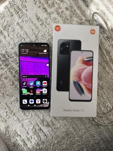 redmi buds 3: Redmi Note 12, 128 GB, rəng - Mavi, Barmaq izi, Face ID — 2