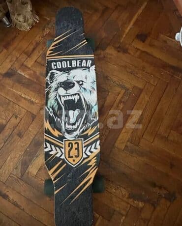Maskalar, eynəklər: Longboard “COOLBEAR 23” yaxşı vəziyyətdədir, 3-4 sürmüşəm, təcili — 4