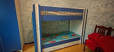 кресло каталка напрокат: Для девочки и мальчика, Кровать, С матрасом, С выдвижными ящиками — 1