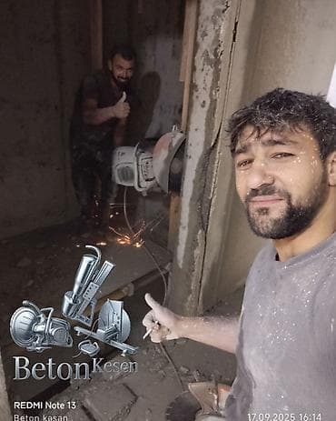 giriş qapı: Əlaqə:099-401-22-22 070-829-99-99 Beton kəsmə xidməti - Divar — 7
